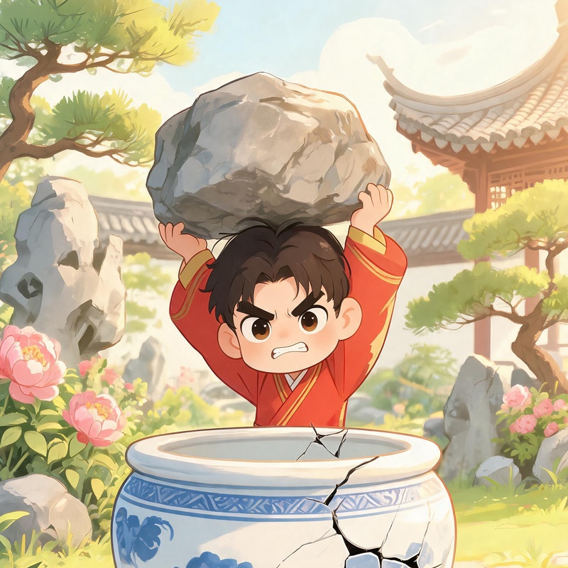 举石头砸缸