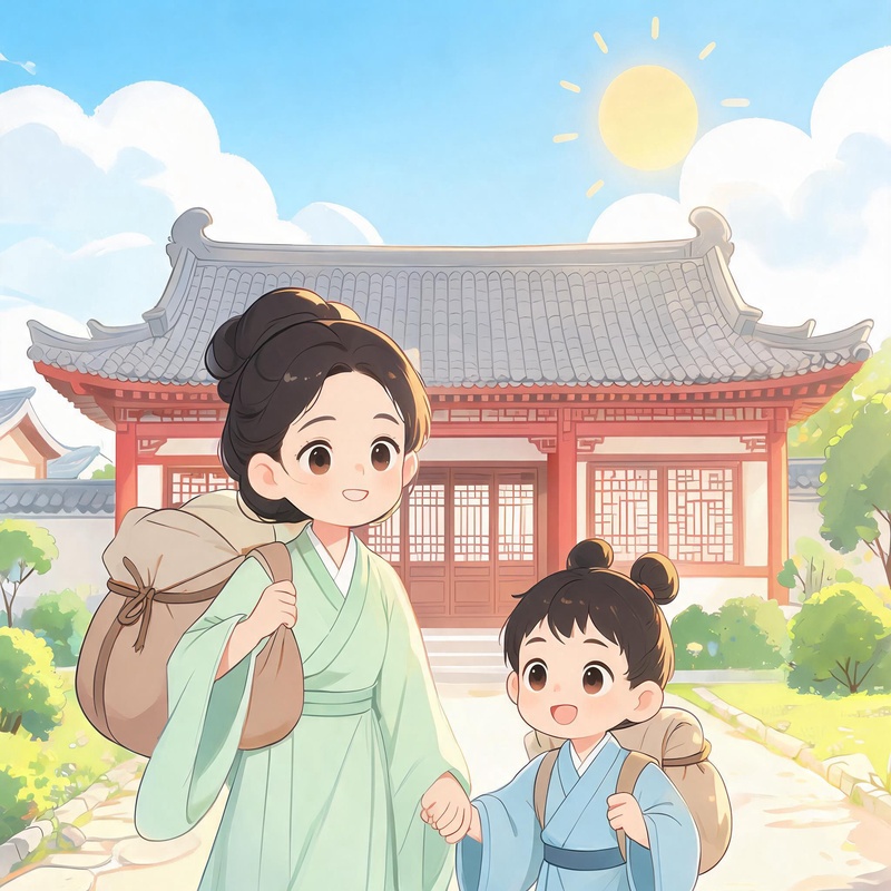 搬到学堂旁